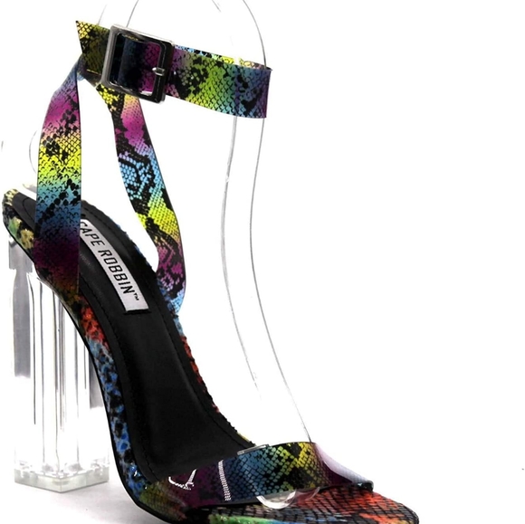 Snake Print Patterned Strappy Sexy Heel from Cape Robbin - Picture 13 of 15